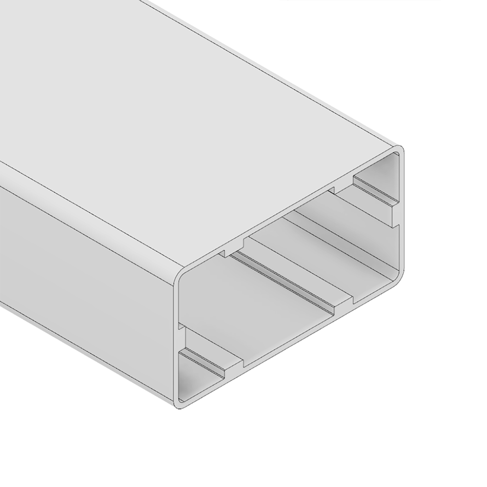 MODULAR SOLUTIONS EXTRUDED PROFILE 95MM X 50MM PROFILE SLEAVE FOR 45MM X 90MM PROFILE, CUT TO THE LENGTH OF 1000 MM